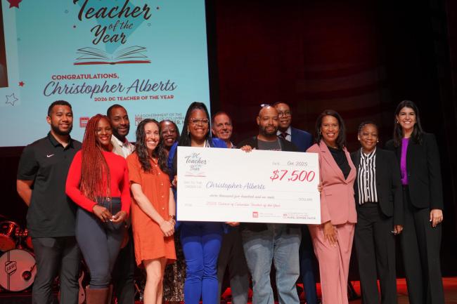 Howard Alum Christopher Alberts Named D.C.'s 2026 Teacher of the